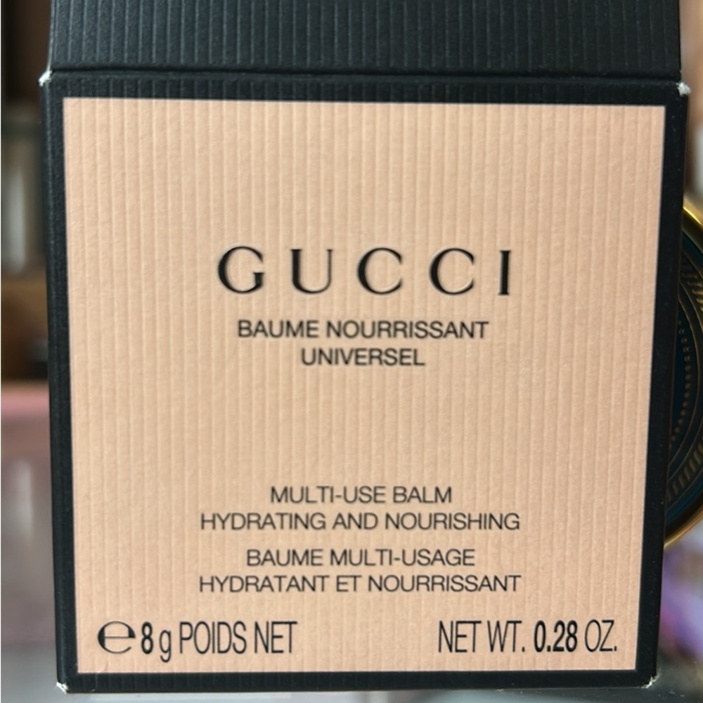 Gucci Teal and Gold Compact